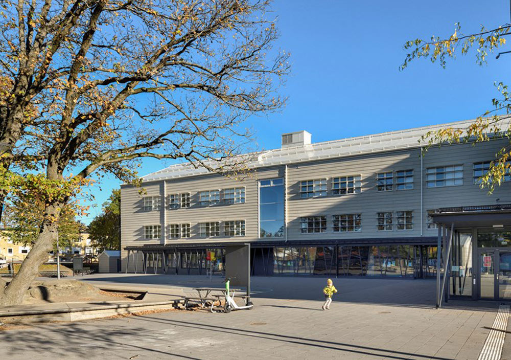 Fasadlösningar i en miljö där industrihistoria möter modern stadsutveckling